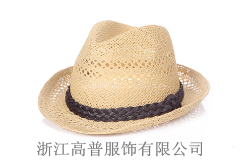 男士爵士帽，樣帽圖由江浙滬帽子工廠(chǎng)提供
