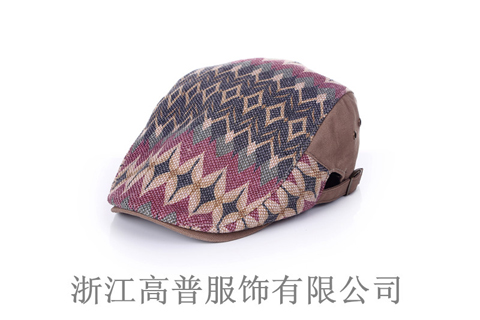 男士鴨舌帽，樣帽圖由江浙滬帽子工廠(chǎng)提供