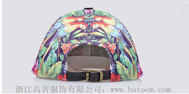 花紋平沿棒球帽_江浙滬嘻哈帽子工廠(chǎng)-浙江高普服飾有限公司